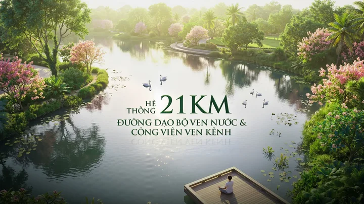 21 km đường dạo ven nước